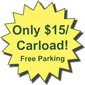 Only $15 per Carload!